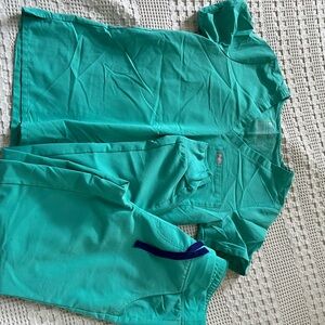 Teal Scrub Set